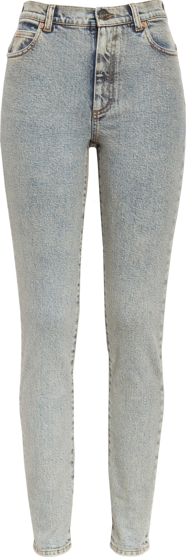 Gucci Stamp Print Skinny Jeans