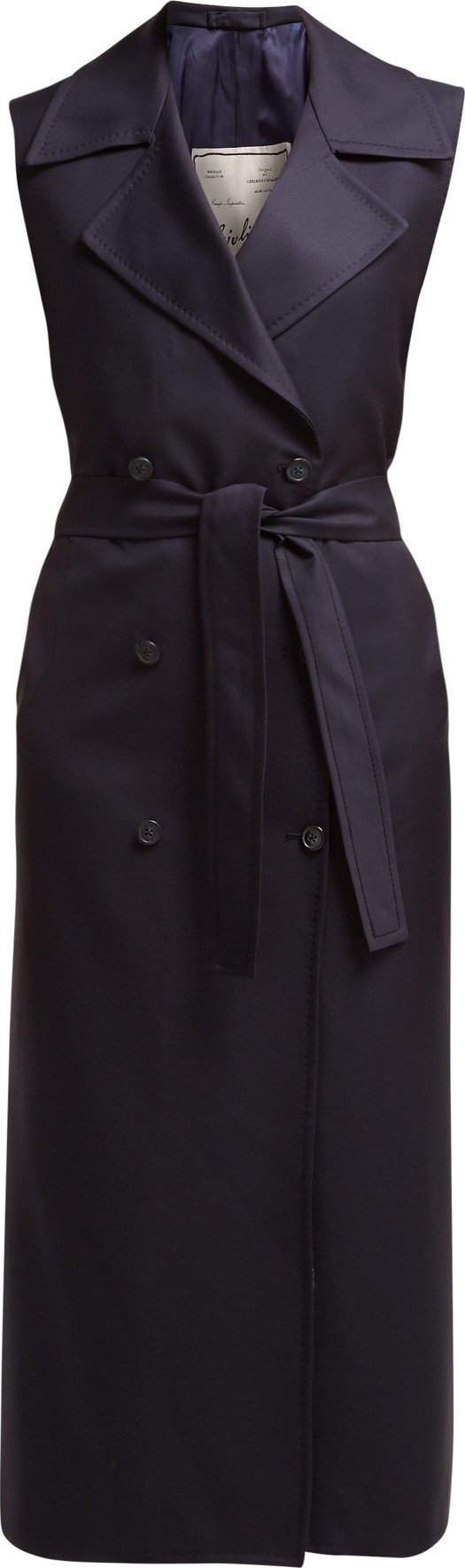 Giuliva Heritage Collection The Alex double-breasted wool-twill midi dress