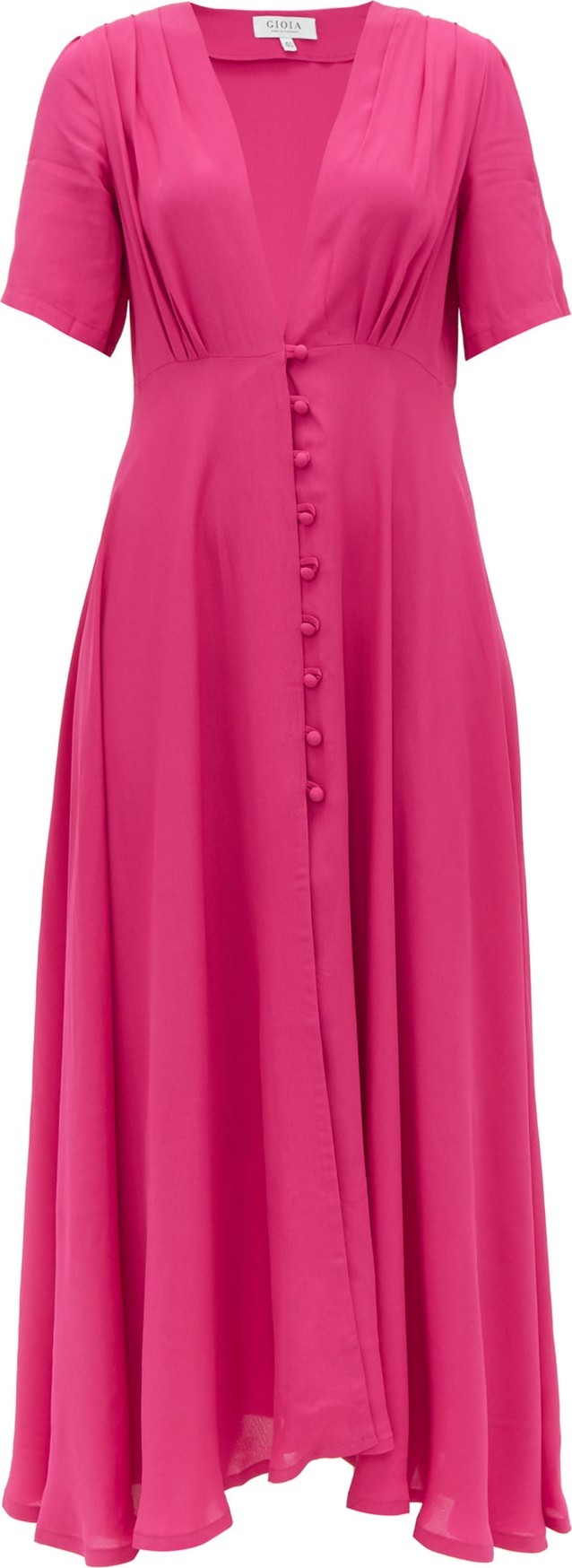 Gioia Bini Carolina short-sleeved cady dress