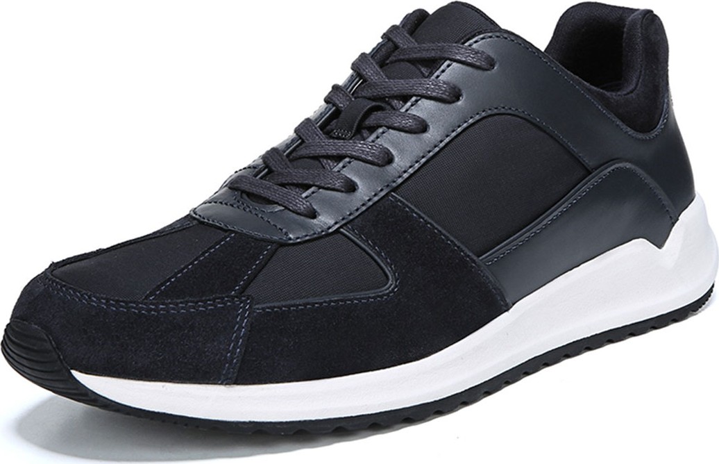 Vince Men's Griffin Leather-Trim Canvas Sneakers