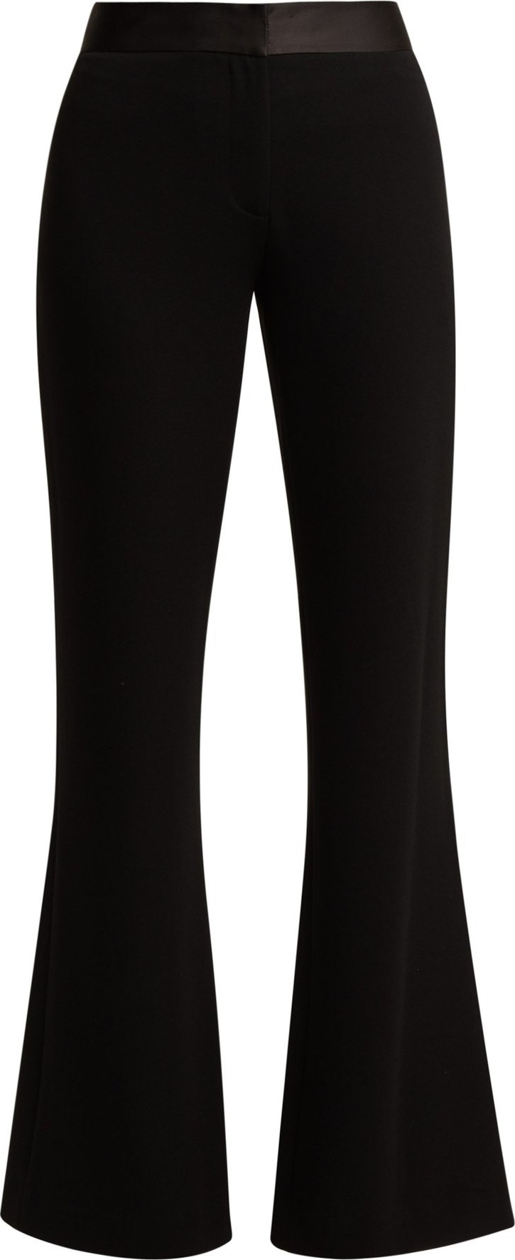 DIANE von FURSTENBERG Garnett crepe kick-flare trousers