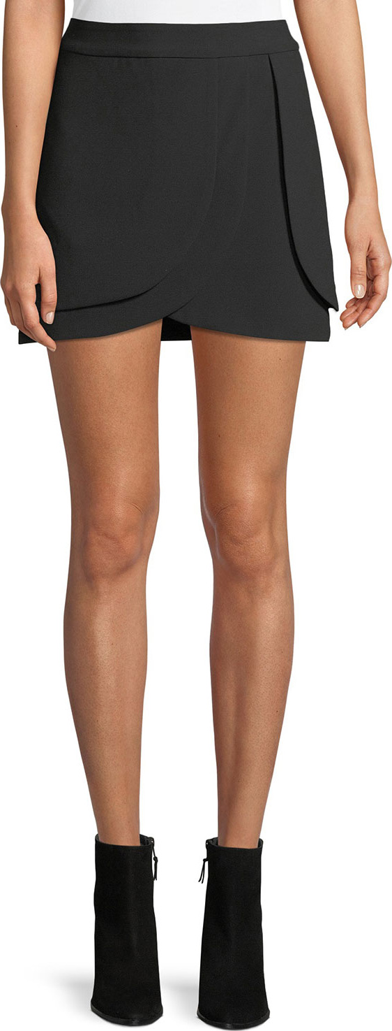 Alice + Olivia Nicolina Layered Tulip Mini Skirt