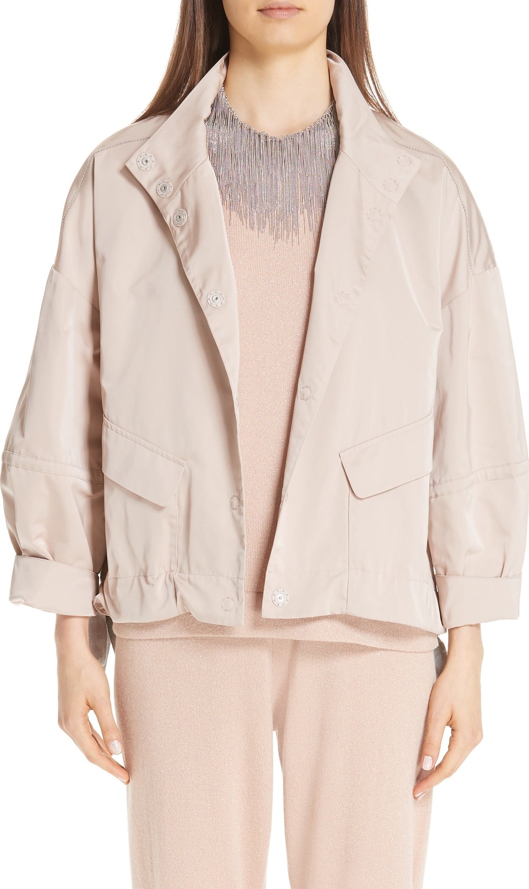 Fabiana Filippi Duchess Satin Jacket