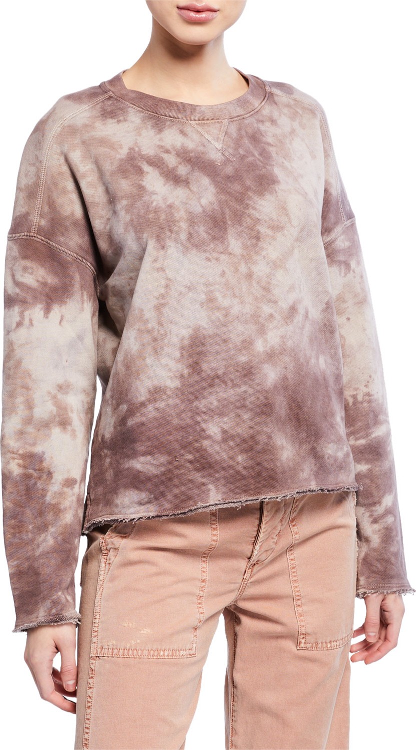 ATM Anthony Thomas Melillo Tie-Dye French-Terry Sweatshirt