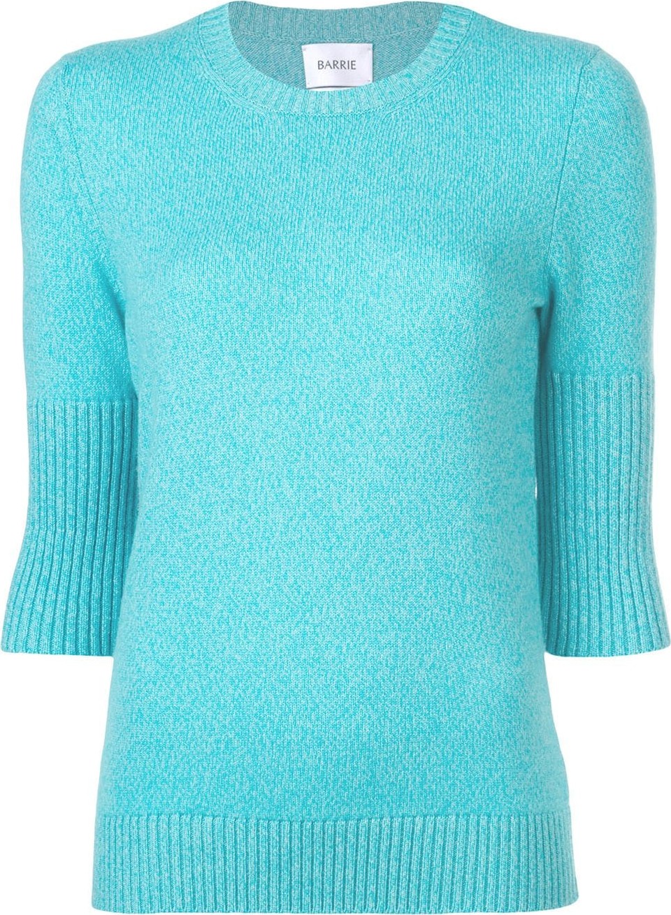 Barrie short-sleeve fitted sweater
