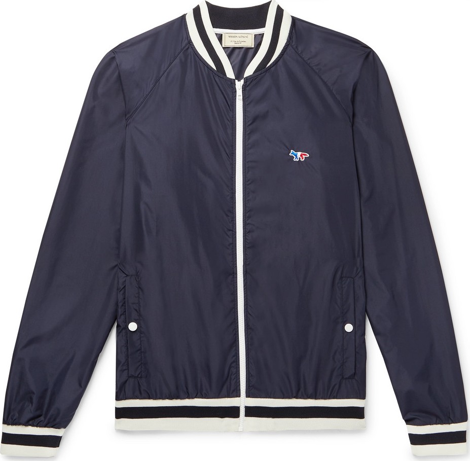 Maison Kitsune Shell Bomber Jacket