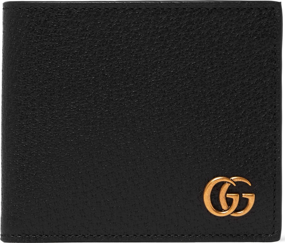Gucci Marmont Full-Grain Leather Billfold Wallet