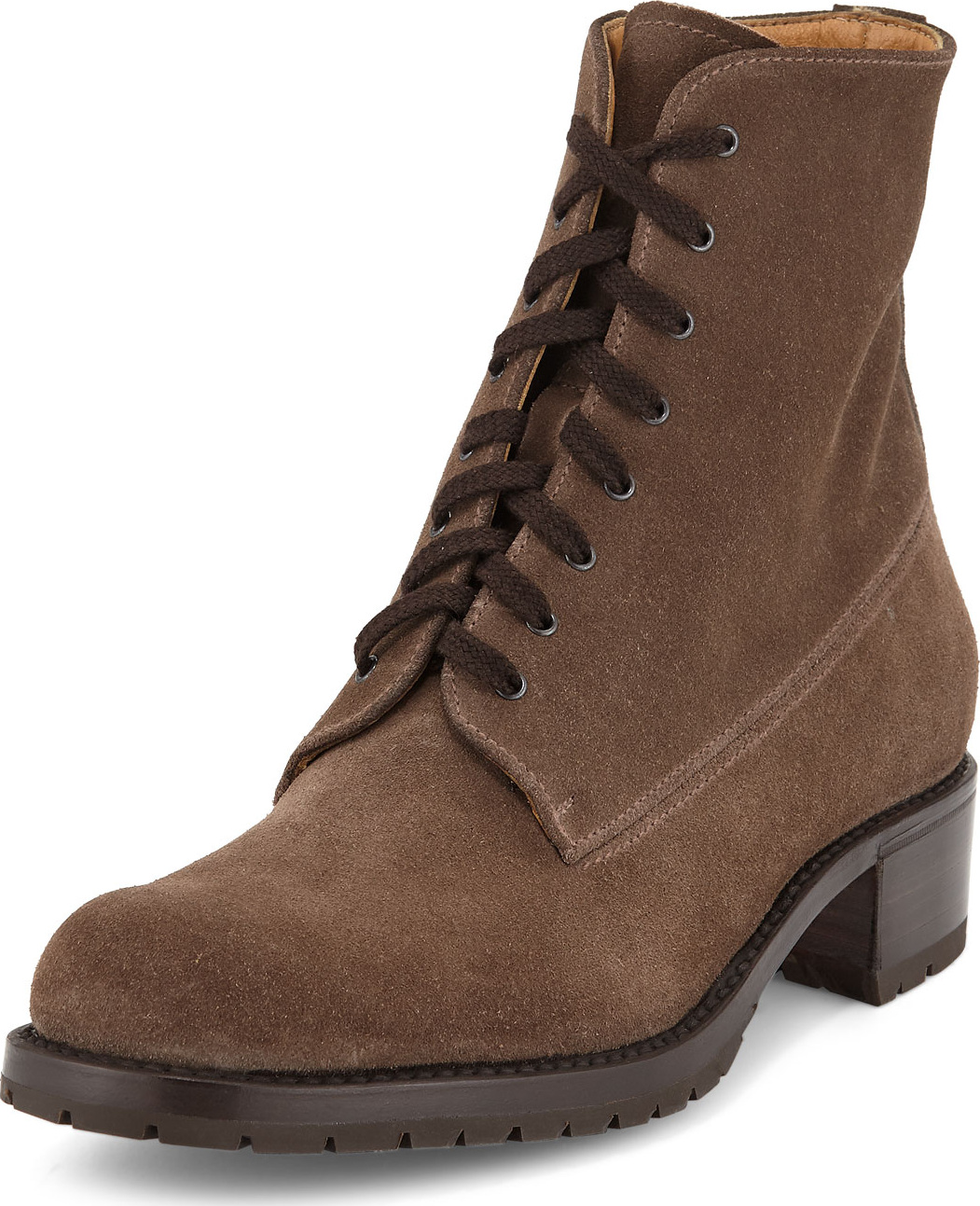 Gravati Suede Lace-Up Hiker Boots