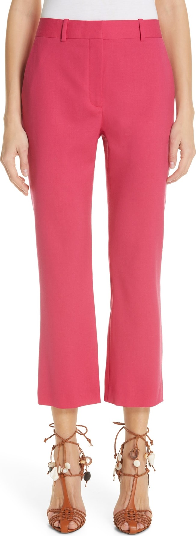 Altuzarra Flare Leg Crop Pants