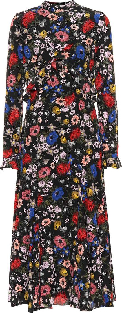 Erdem Cordelia floral silk midi dress