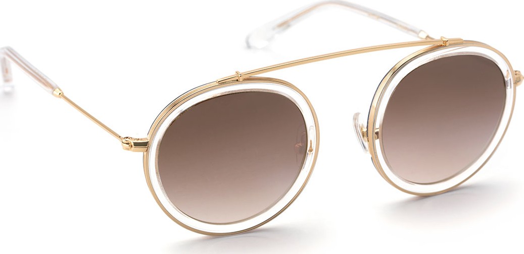 KREWE Conti Gradient Aviator Sunglasses