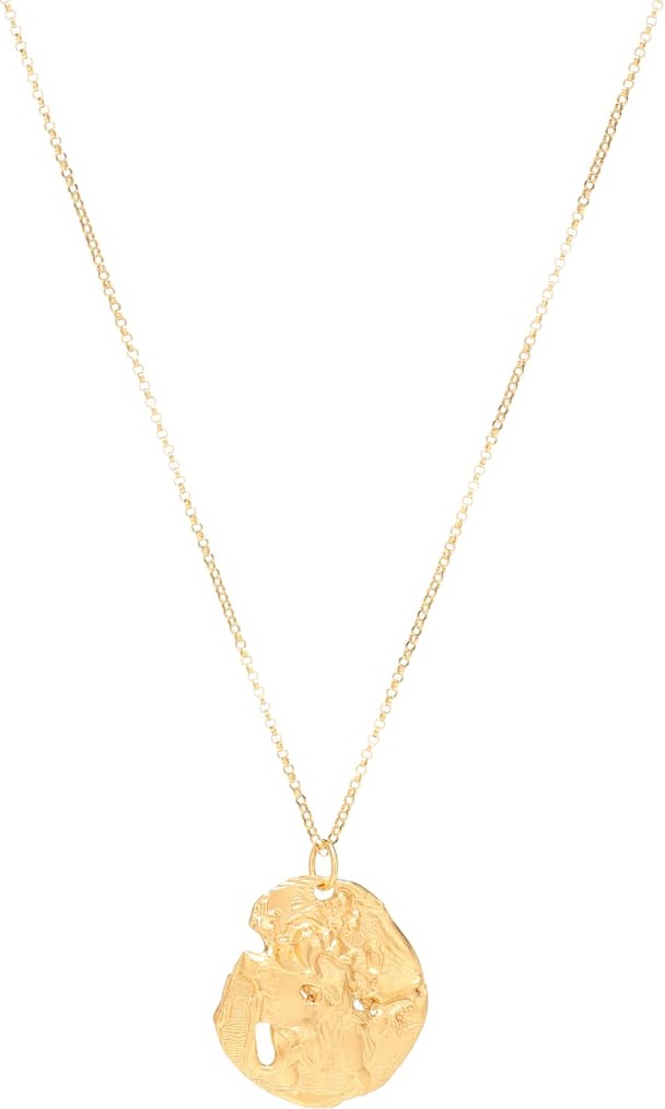 Alighieri St. Christopher 24kt gold-plated necklace