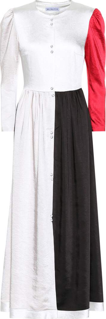 Rejina Pyo Quinn satin maxi dress