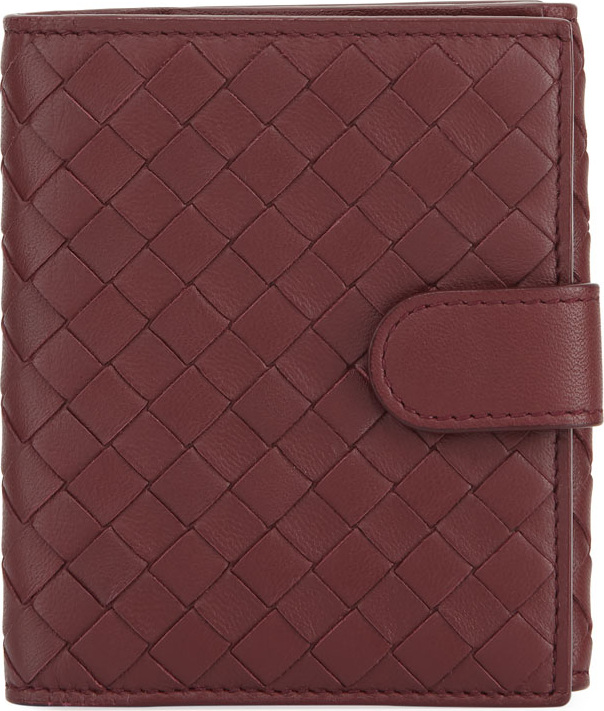 Bottega Veneta Woven Flap Coin Purse
