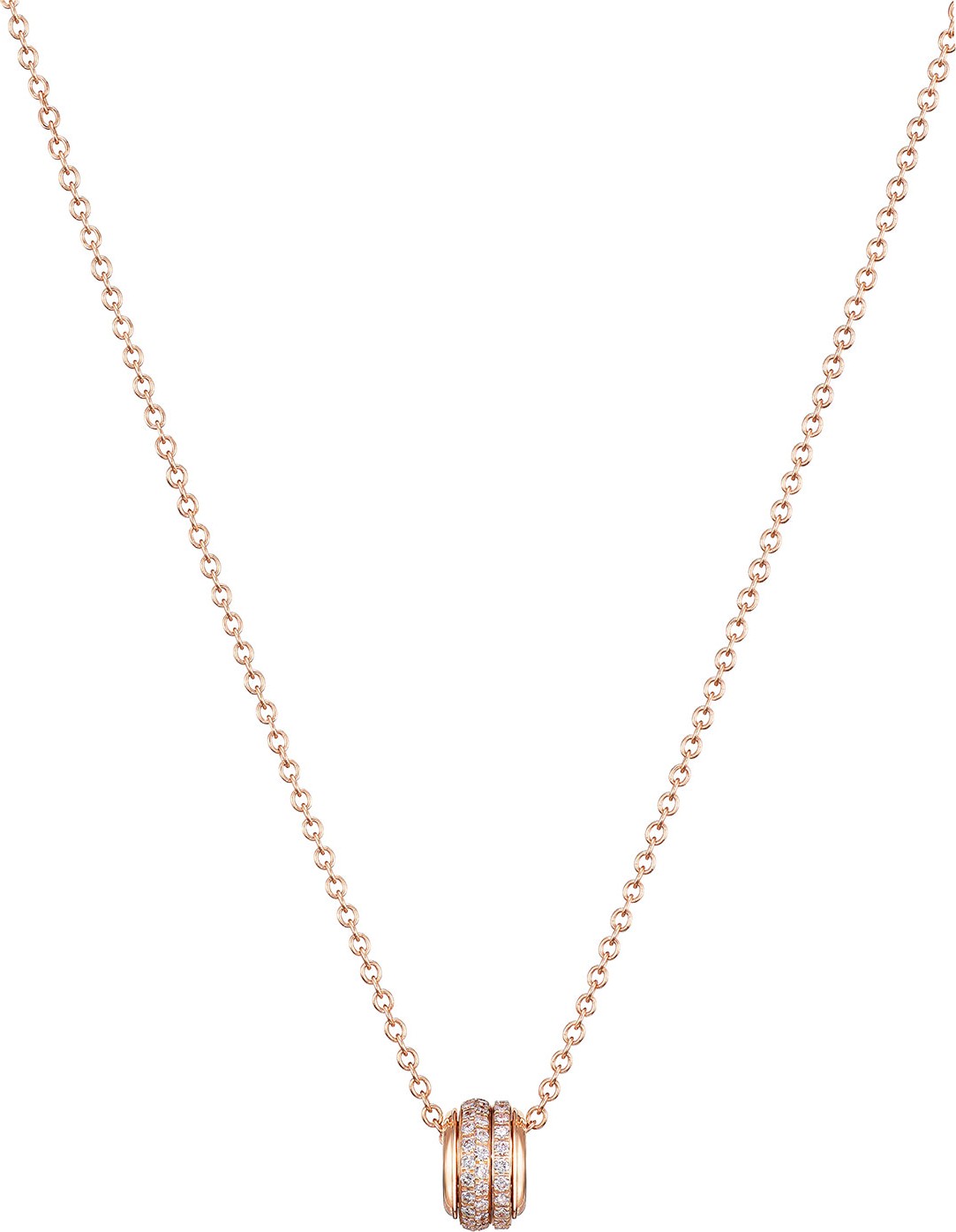 Piaget Possession 18K Red Gold Necklace with Diamonds