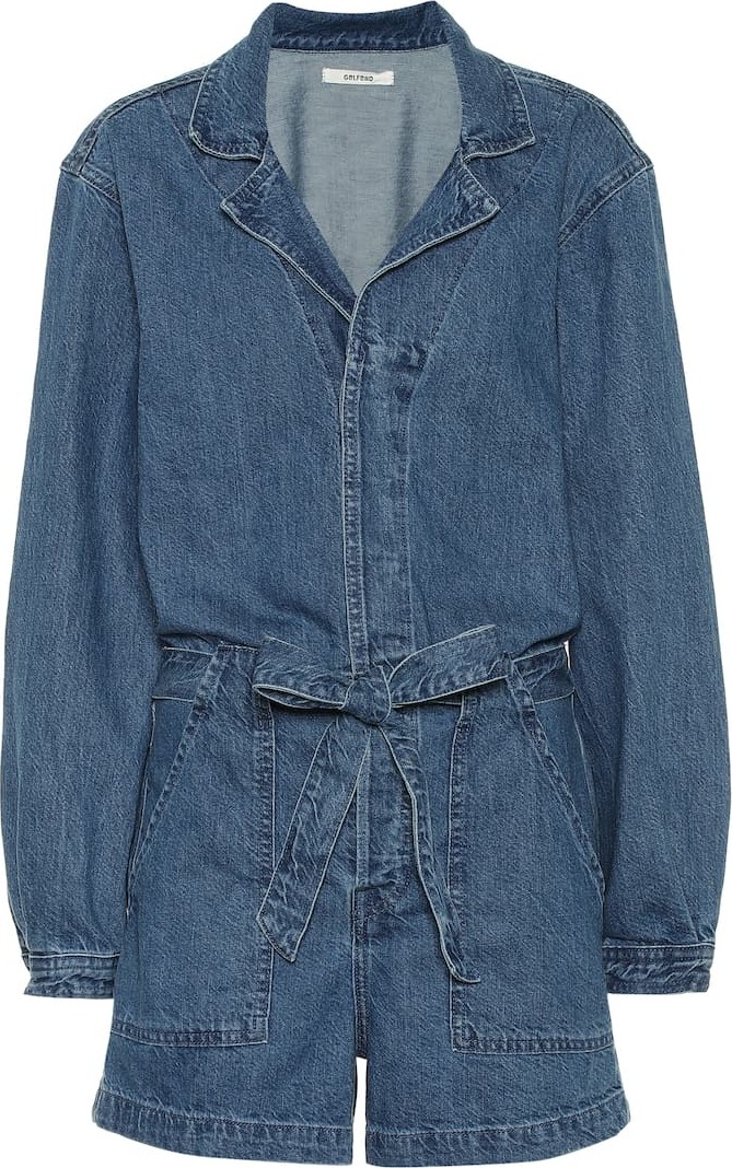 Grlfrnd Tianna denim playsuit