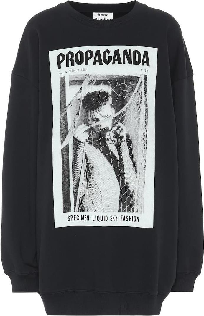 Acne Studios Printed cotton sweatshirt