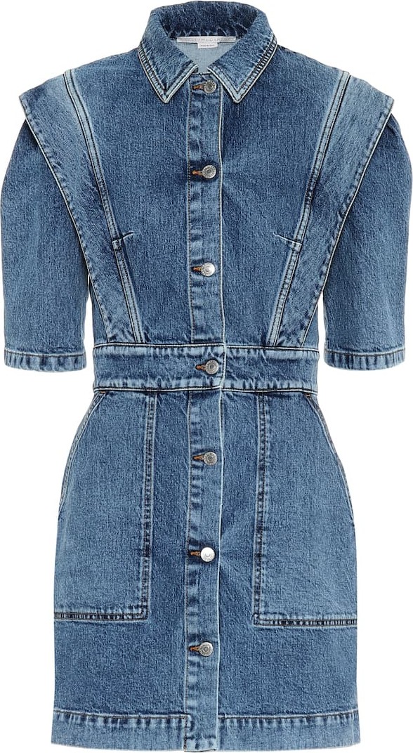 Stella McCartney Stretch-denim dress