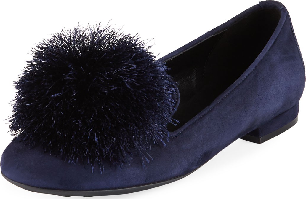 Sesto Meucci Kasen Pompom Loafers