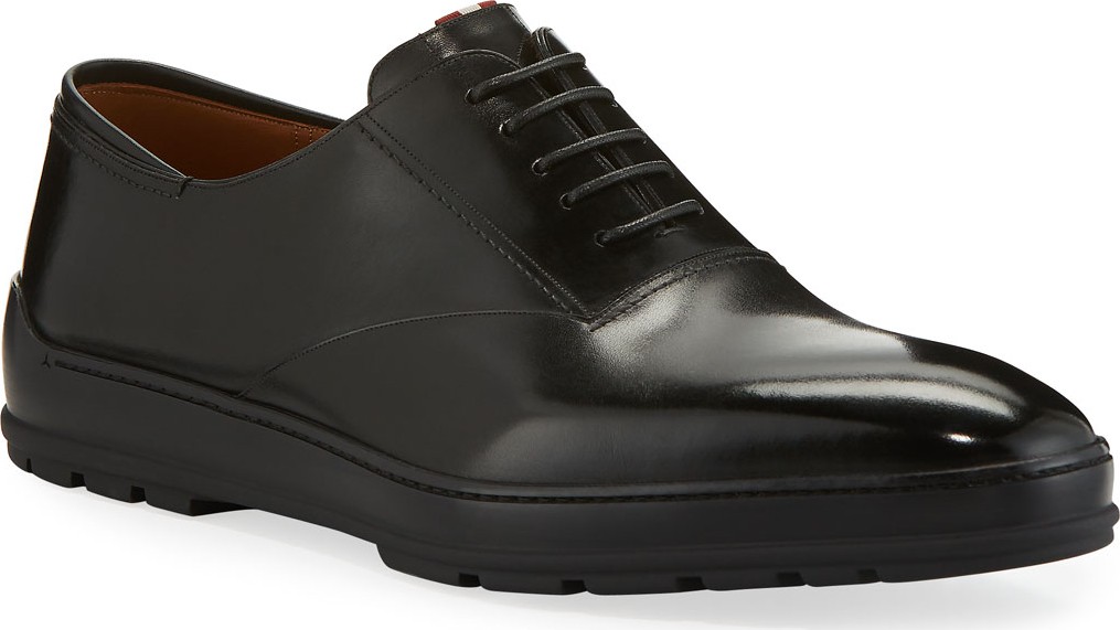 Bally Men's Renno Leather Lace-Up Shoes