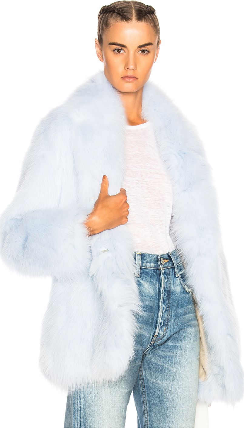 Sprung Frères Nevis Fox Fur Coat