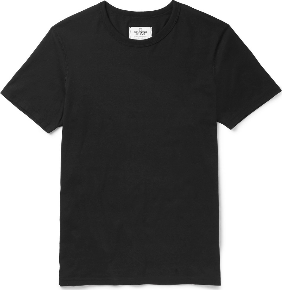REIGNING CHAMP Ring-Spun Cotton-Jersey T-Shirt