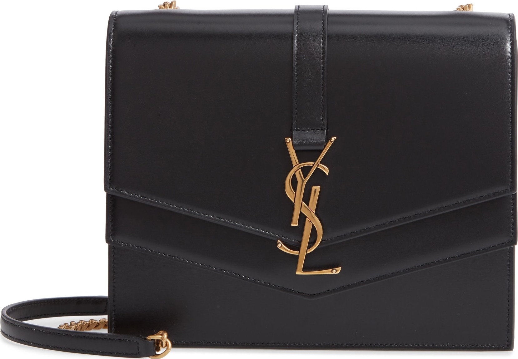 Saint Laurent Sulpice Leather Shoulder Bag