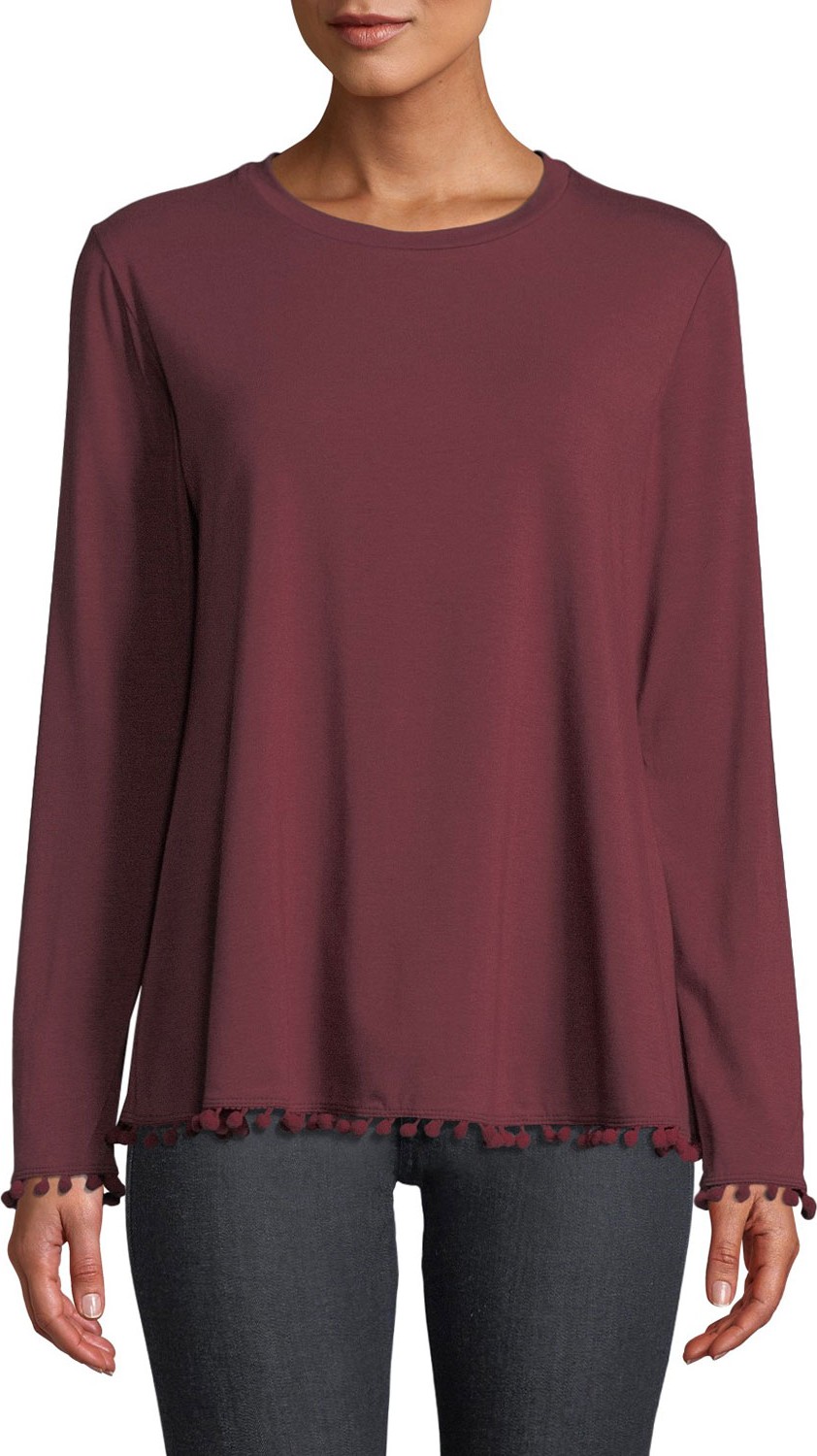 Johnny Was Long-Sleeve Swing Top