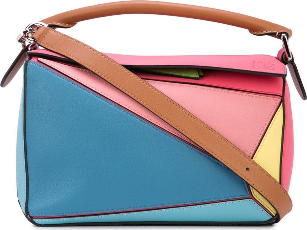 LOEWE Multicolor Pastel Puzzle shoulder bag