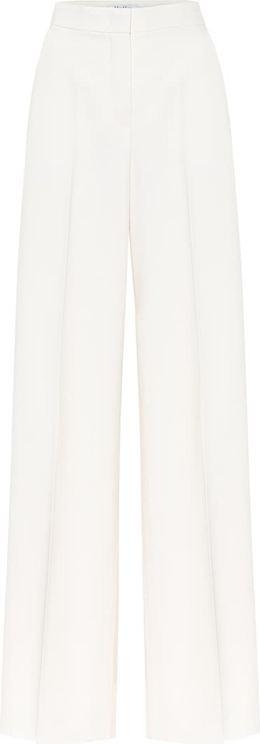 Max Mara Nebbia high-rise straight wool pants