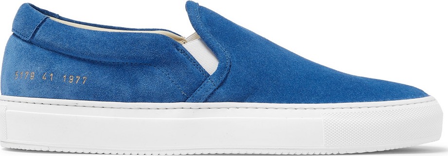 Common Projects Suede Slip-On Sneakers