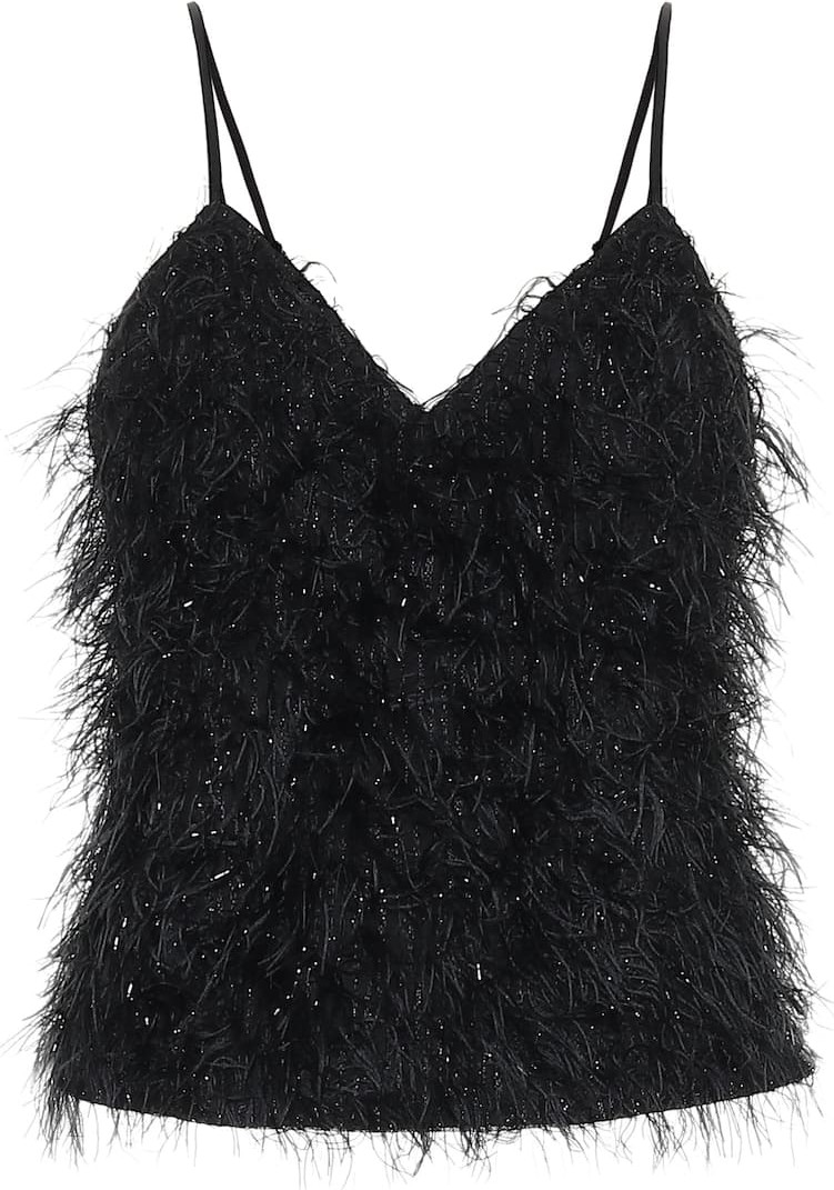 AMI Metallic fil-coupé camisole