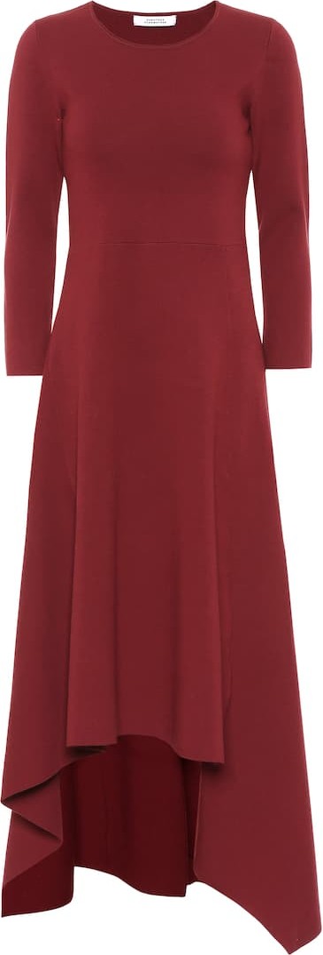 Dorothee Schumacher Asymmetric jersey midi dress