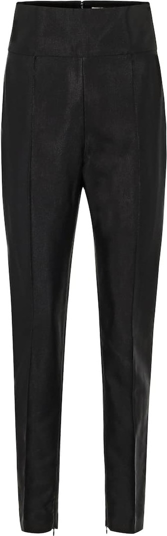 Alexandre Vauthier High-rise skinny cotton-blend pants