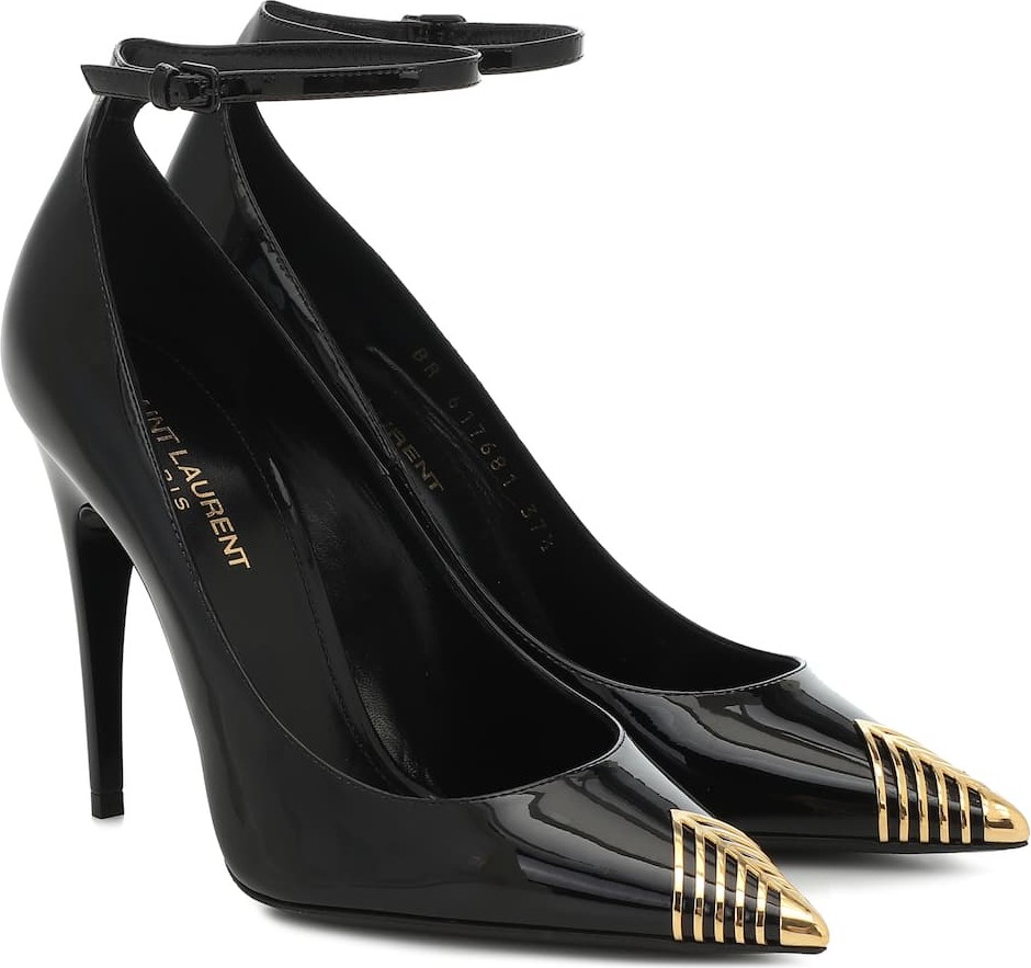 Saint Laurent 7 patent leather pumps