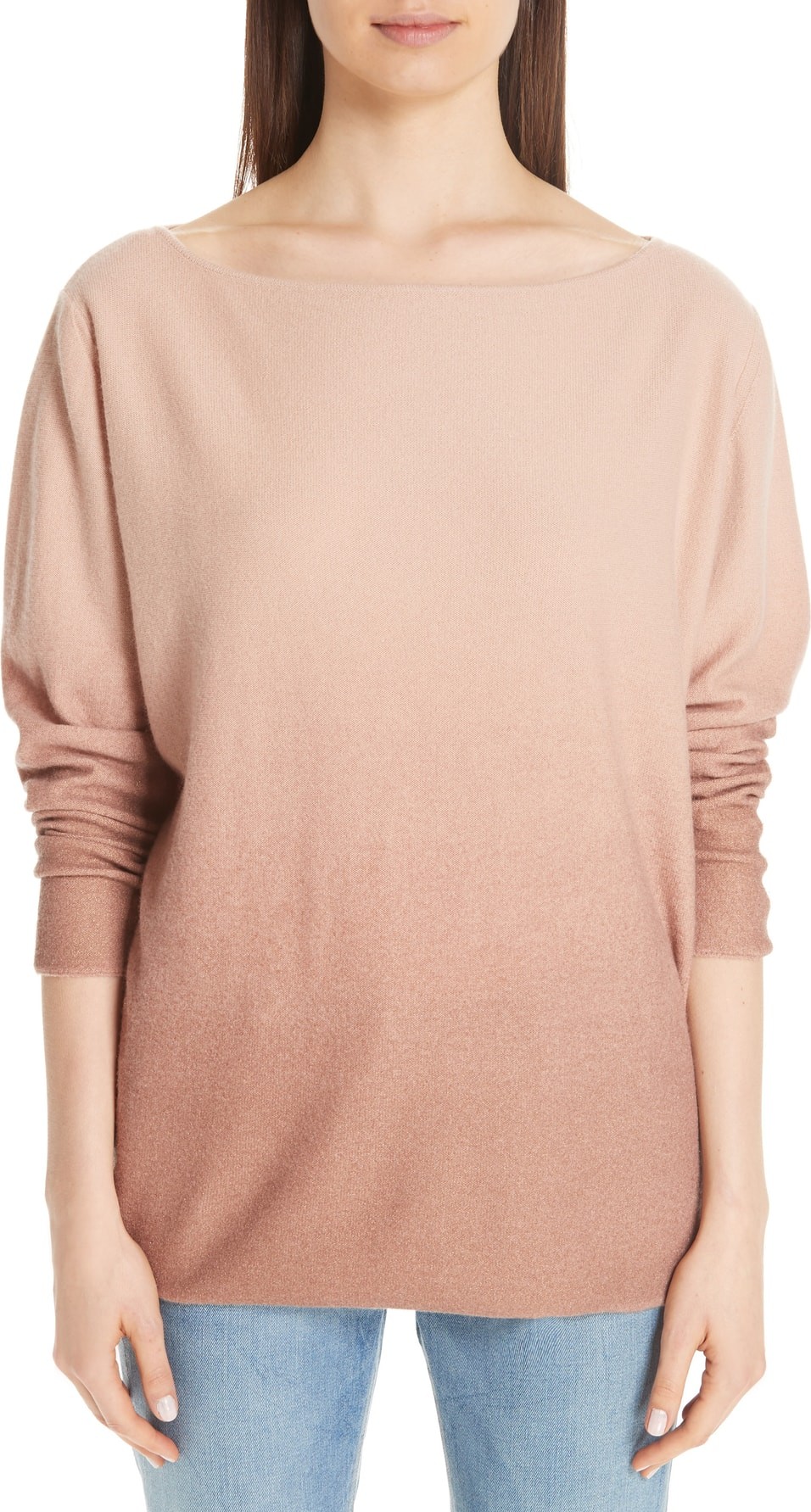 Fabiana Filippi Ombré Bateau Cashmere Sweater