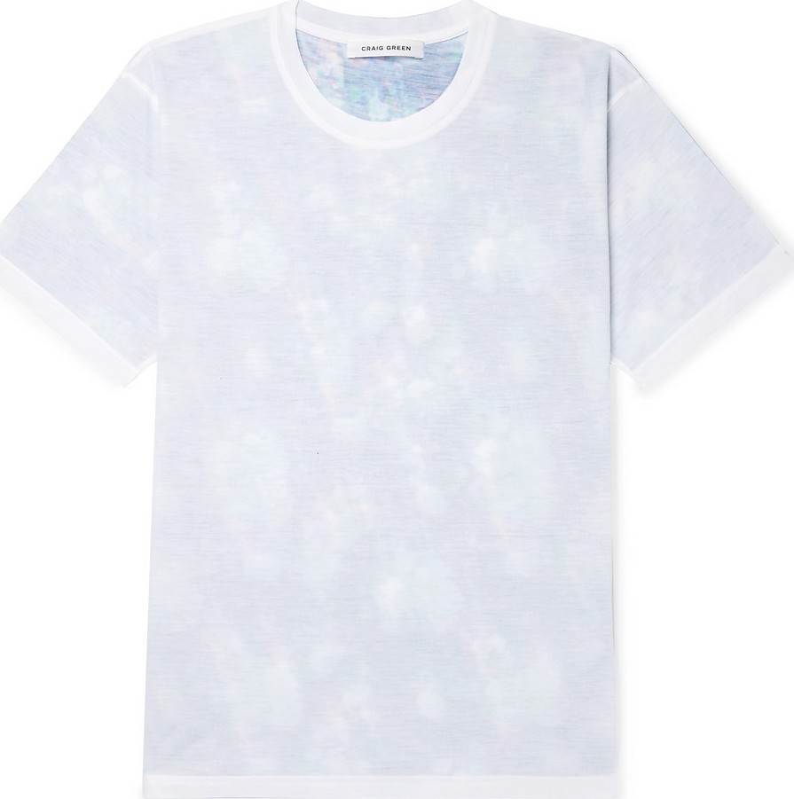 Craig Green Floral-Print Cotton-Jersey T-Shirt