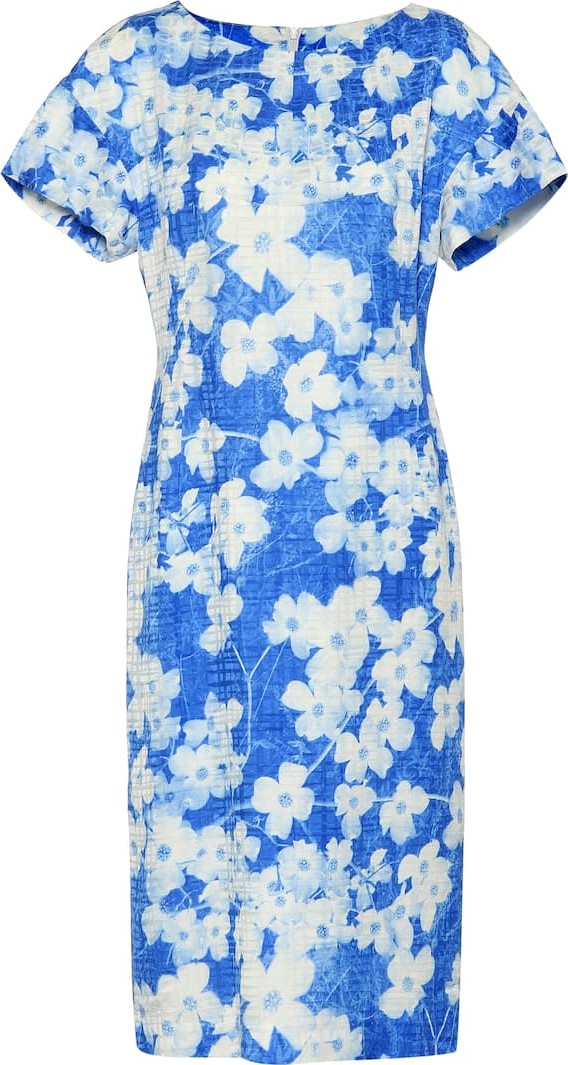 Dries Van Noten Floral cotton-blend dress