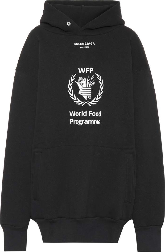Balenciaga Cotton-blend hoodie