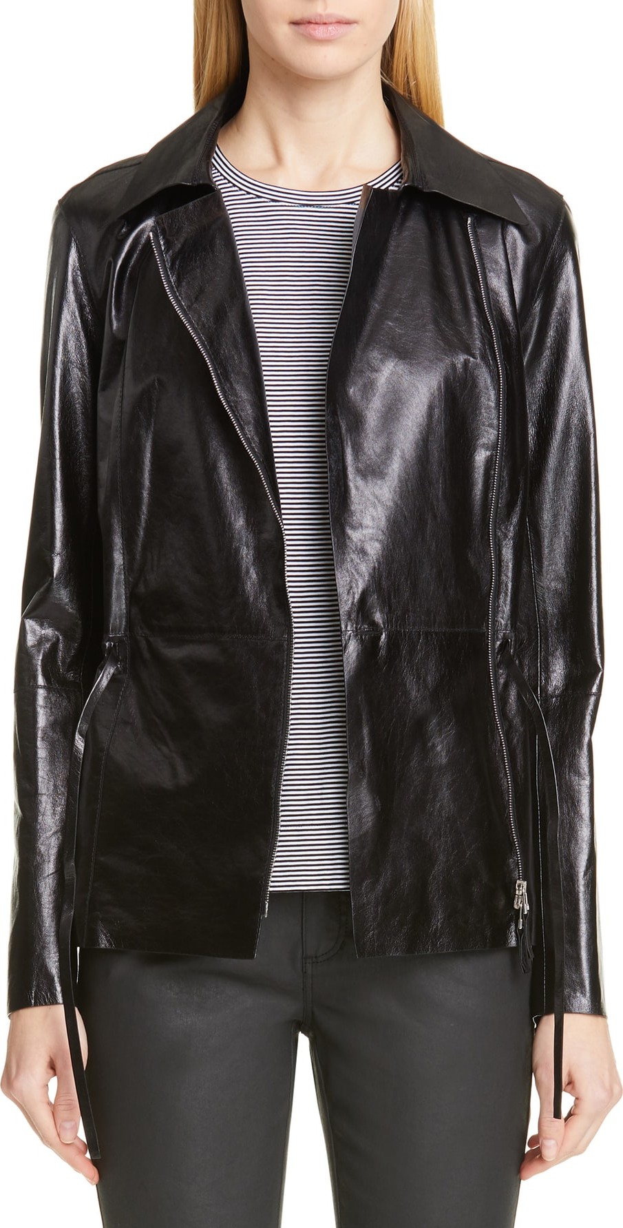 Lafayette 148 New York Jurnee Leather Jacket