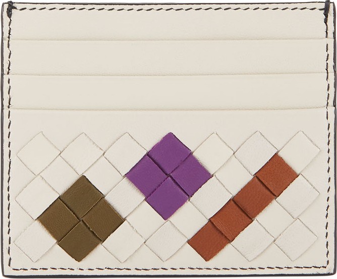 Bottega Veneta Intrecciato Artsy Leather Card Case