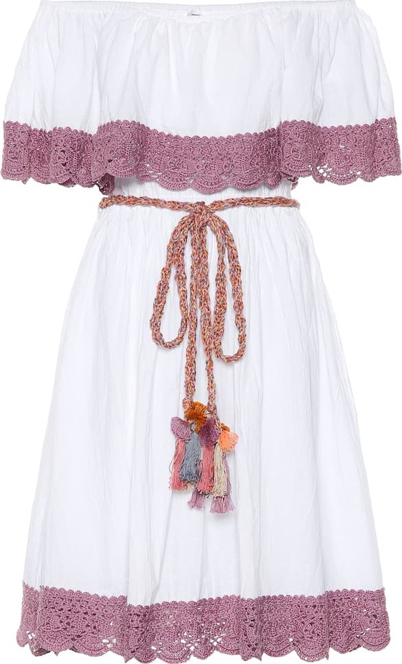 Anna Kosturova Casablanca crochet cotton dress