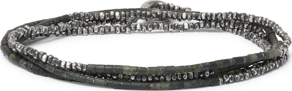 M.Cohen Sterling Silver and Beaded Wrap Bracelet