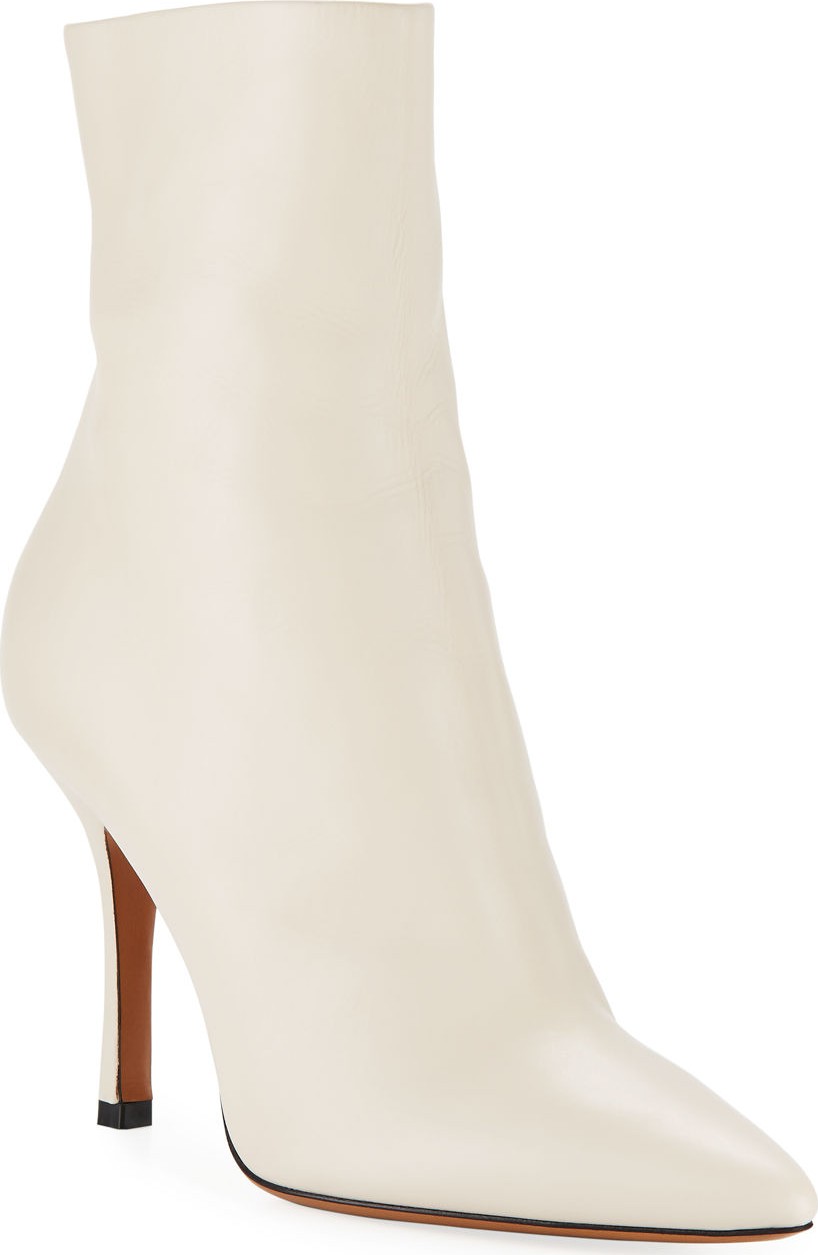 THE ROW Gloria Leather 95mm Booties