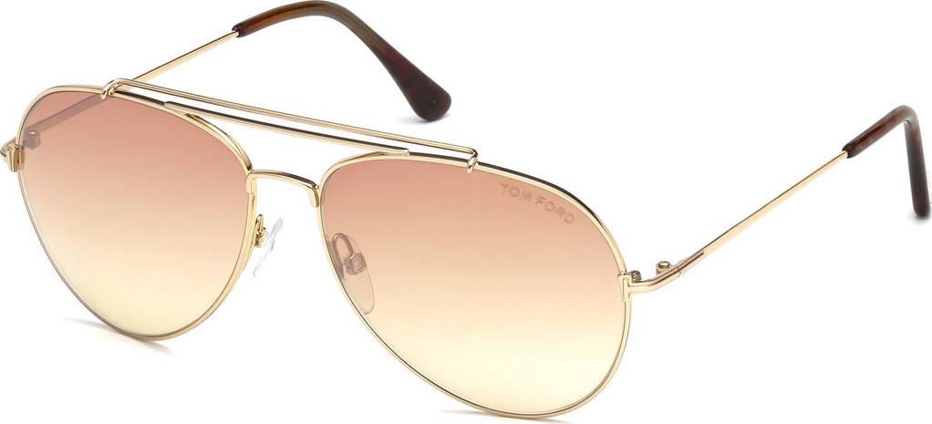 TOM FORD Metal Aviator Sunglasses