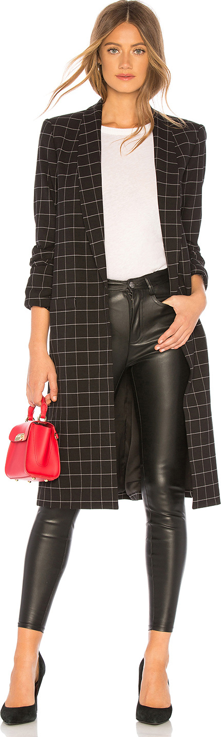 Alice + Olivia Kylie Long Shawl jacket