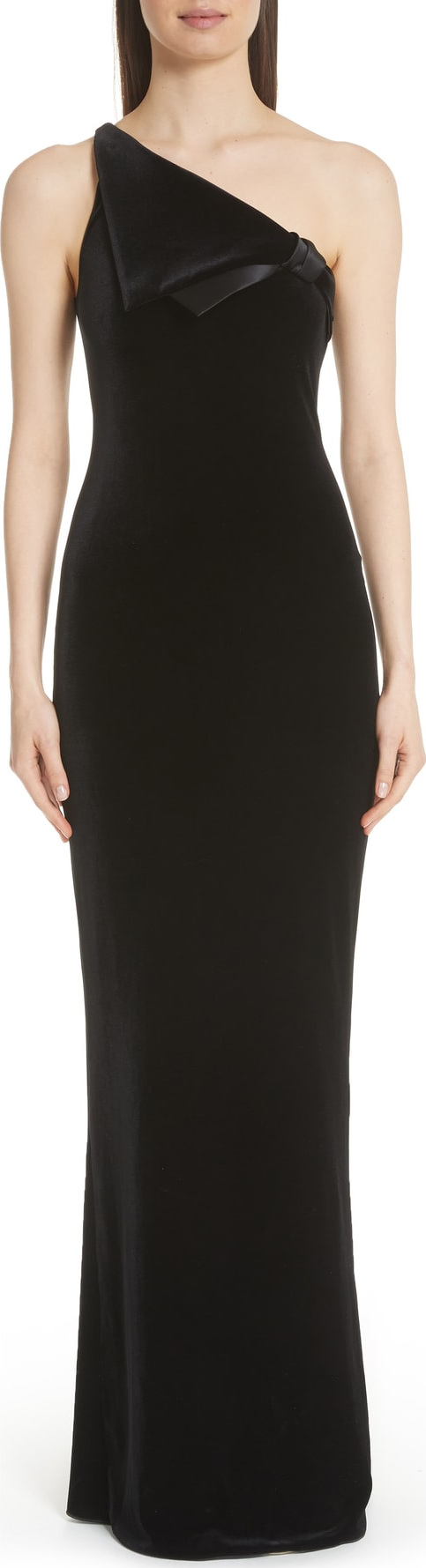 Emporio Armani One Shoulder Gown