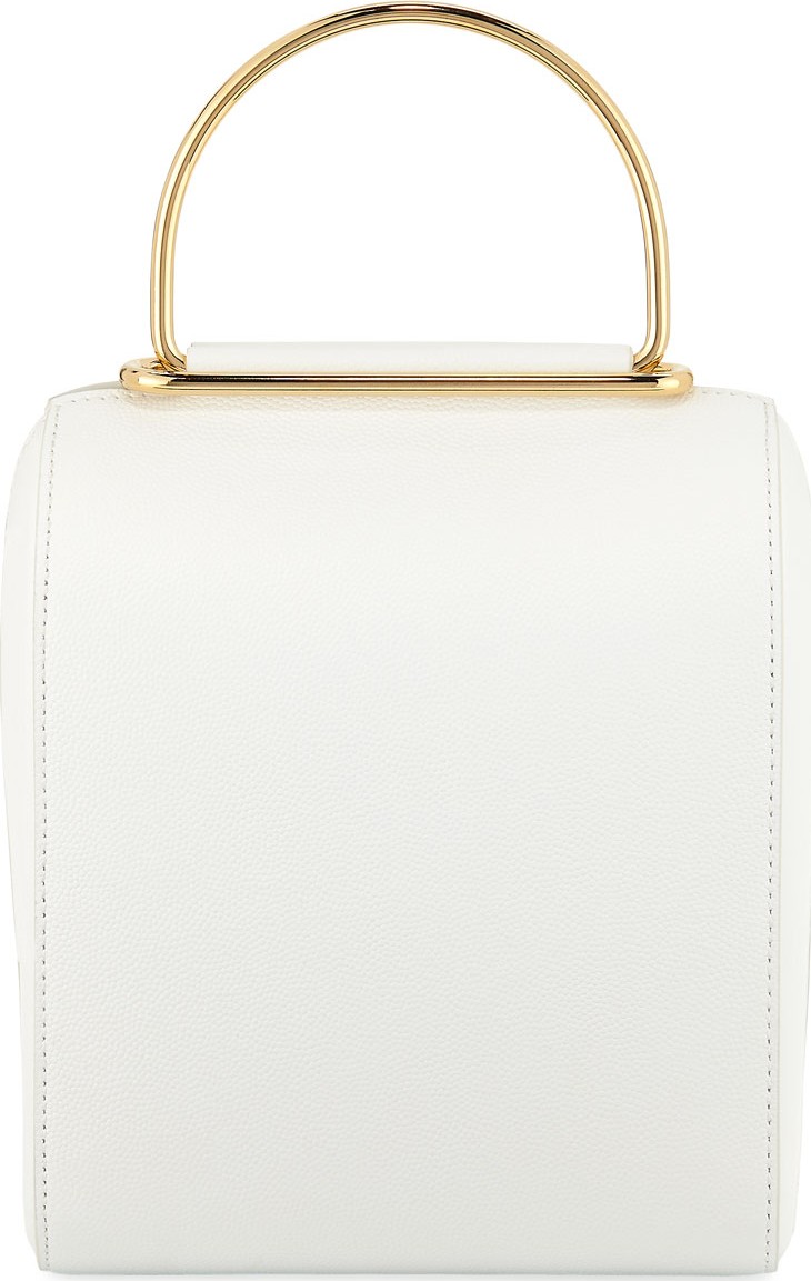 Roksanda Besa Pebbled Leather Top-Handle Bag