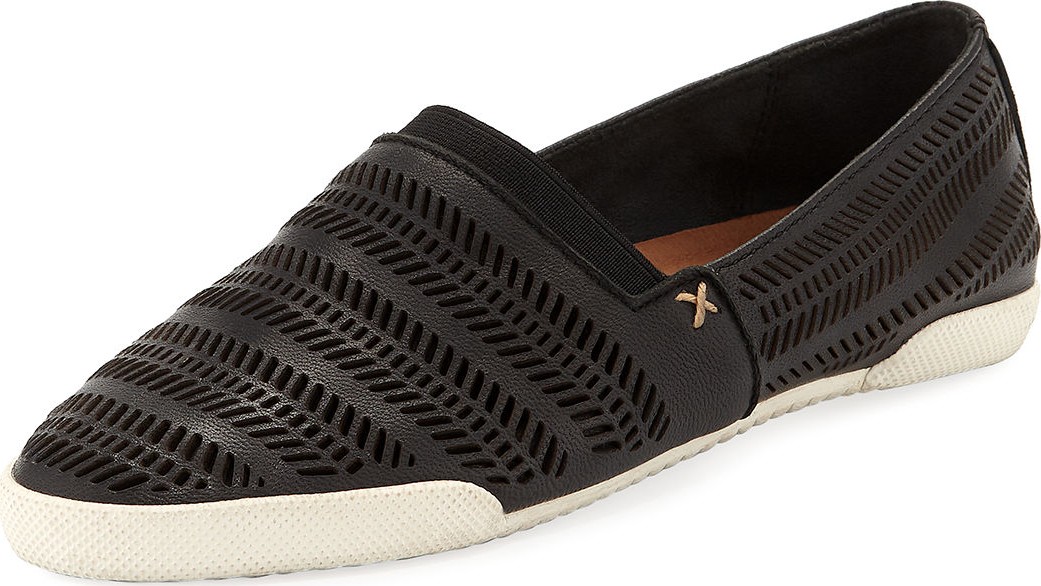 Frye Melanie Leather Chevron Sneakers