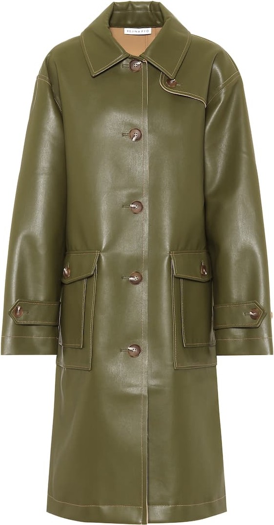 Rejina Pyo Joanna faux-leather coat